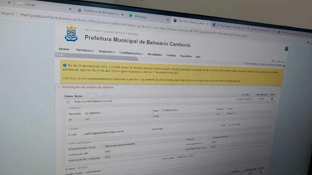 Emiss O De Notas Fiscais Para Meis Ser Somente Pelo Sistema Nacional A