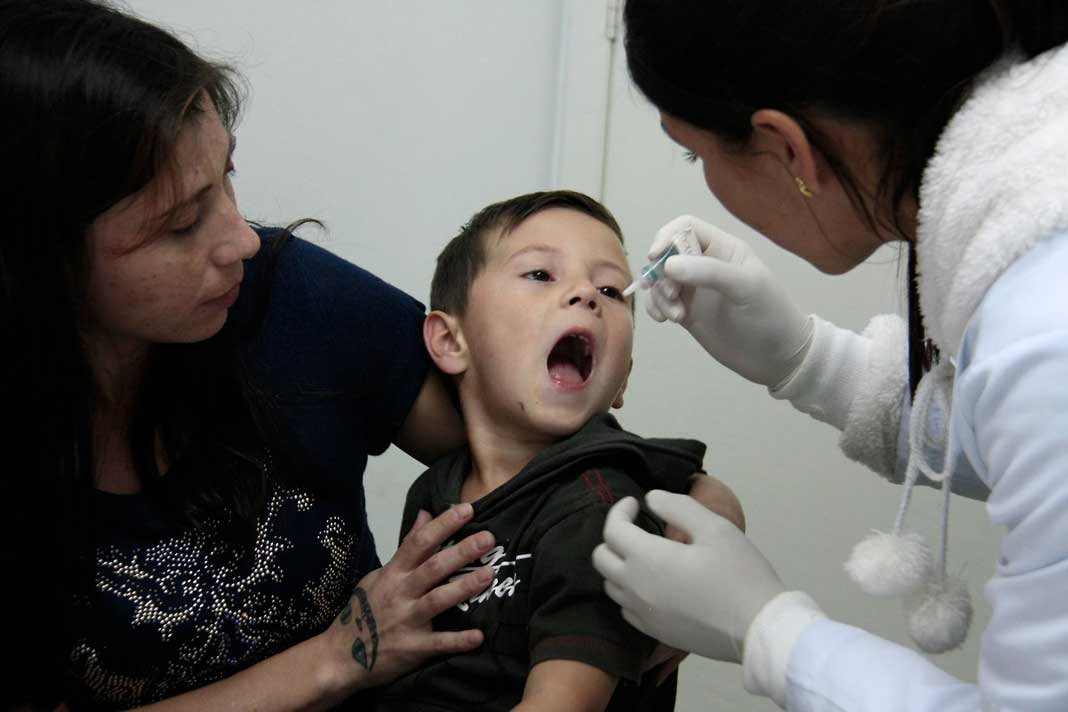 Secretaría de Salud inicia este jueves vacunación contra la poliomielitis en jardines de infantes
