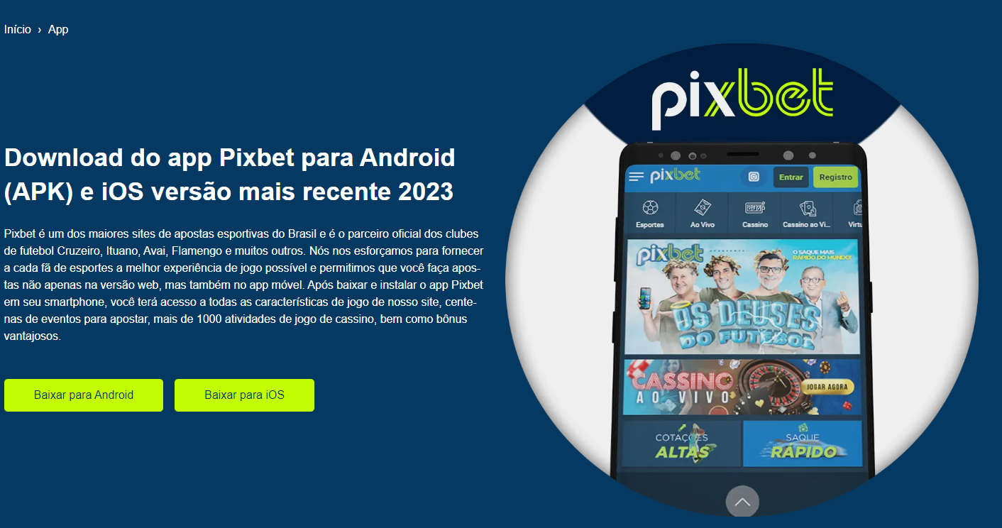 Pixbet Saque Rápido para Android - Download