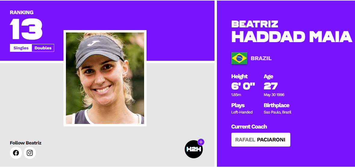 Bia Haddad abandona jogo em Wimbledon por lesão na lombar