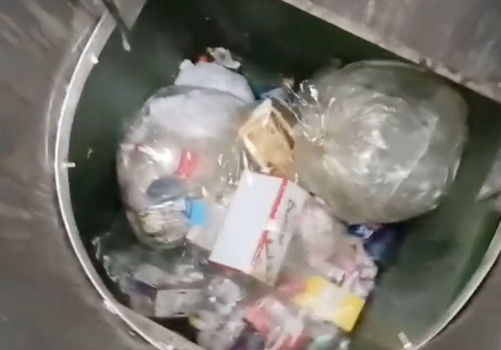 Ela expõe que lixeiras subterrâneas já são negativas por misturar lixo orgânico e reciclável (Reprodução)
