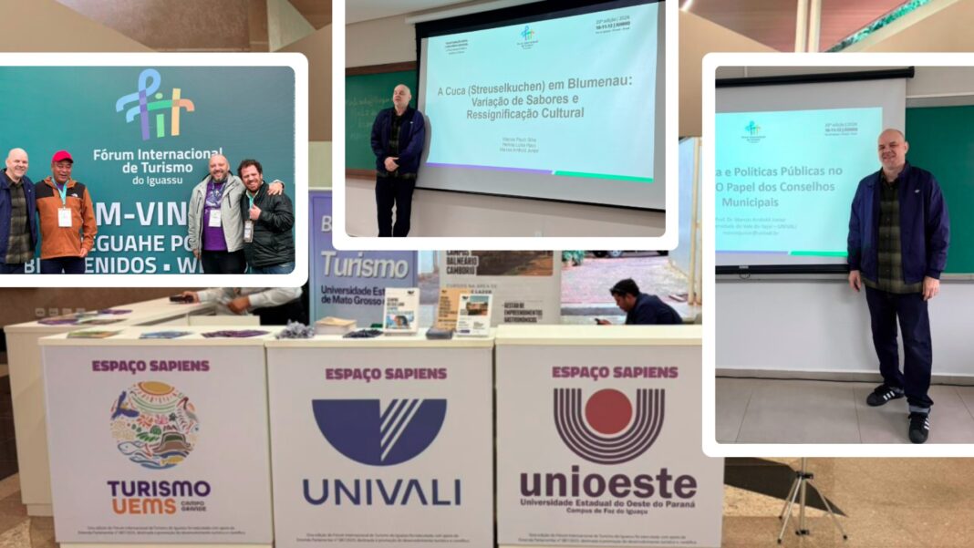 Professor Marcos no Fórum (Divulgação/Univali)
