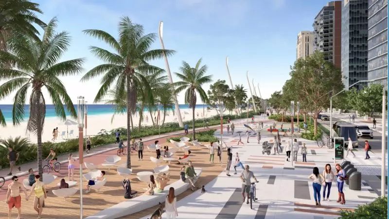 Projeto da orla de Balneário Camboriú. (Foto Divulgação)