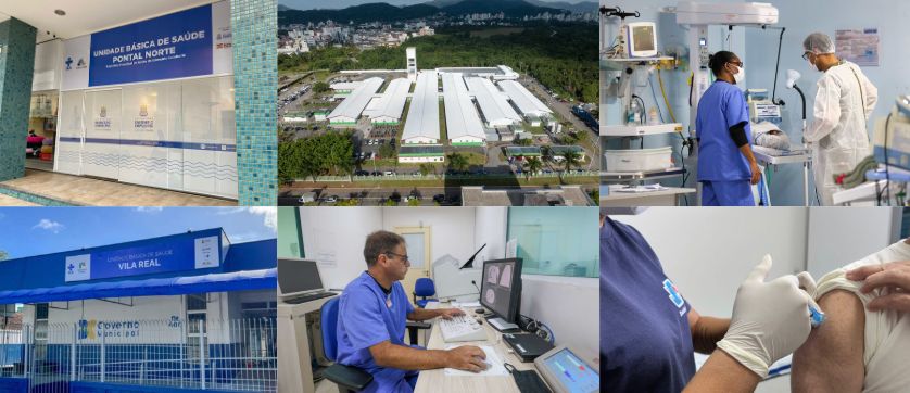 Foto ilustrativa - UBS Pontal Norte e Vila Real, Hospital Ruth Cardoso e atendimentos da área da saúde em Balneário Camboriú. (Crédito PMBC/GovSC)