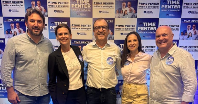 Daniel Signori, Roberta Maas dos Anjos, Felipe Penter, Núbia Ferreira Luz e Kita Xavier (de Balneário Camboriú) (Divulgação)