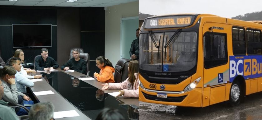 Reunião discutiu transporte turístico e também Linha Violeta do BC Bus. (Fotos: CVBC/PMBC)