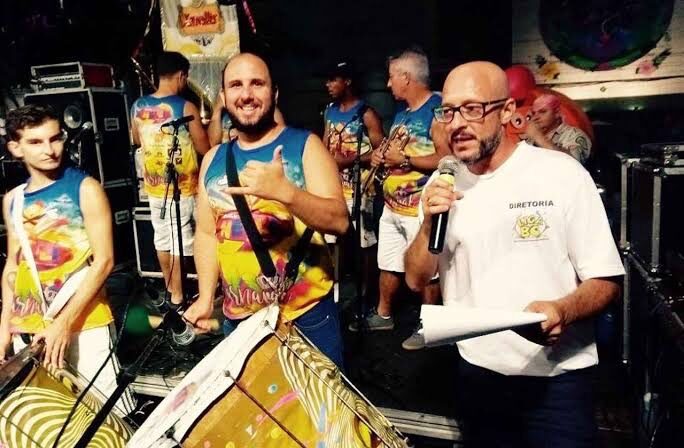 Evandro apresentando palco principal Almirantee 2018