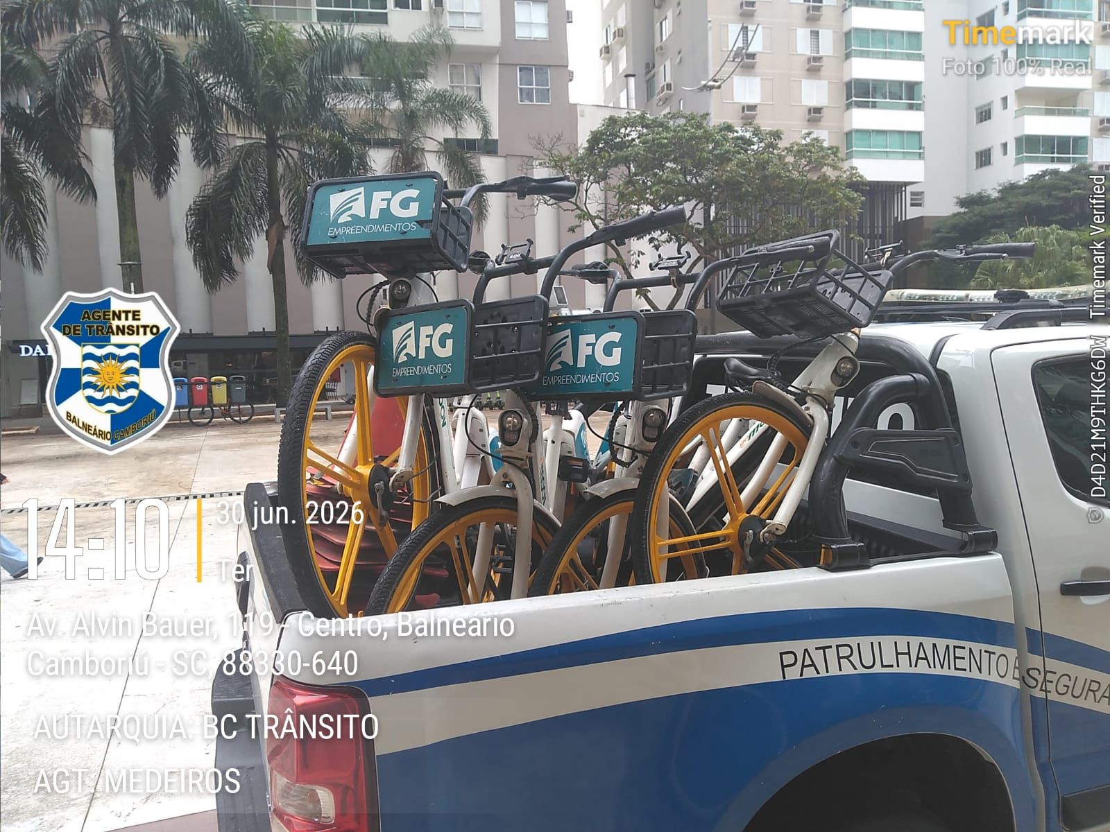 Foto: GMBC/BC Trânsito