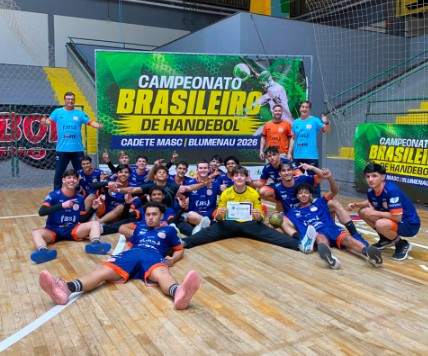 Cadetes de Itajaí, vice-campeões brasileiros (Divulgação/Univali/FMEL/Itajaí)