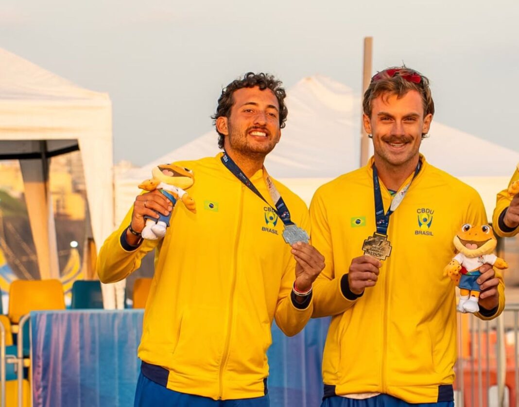 A dupla vice-campeã (Divulgação/Uniavan)
