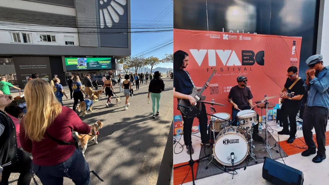 Balneário Camboriú 62 anos: últimos eventos da programação, Cãominhada aconteceu sábado (25) e VivaBC terá apresentações na sexta (31) (Divulgação/PMBC)