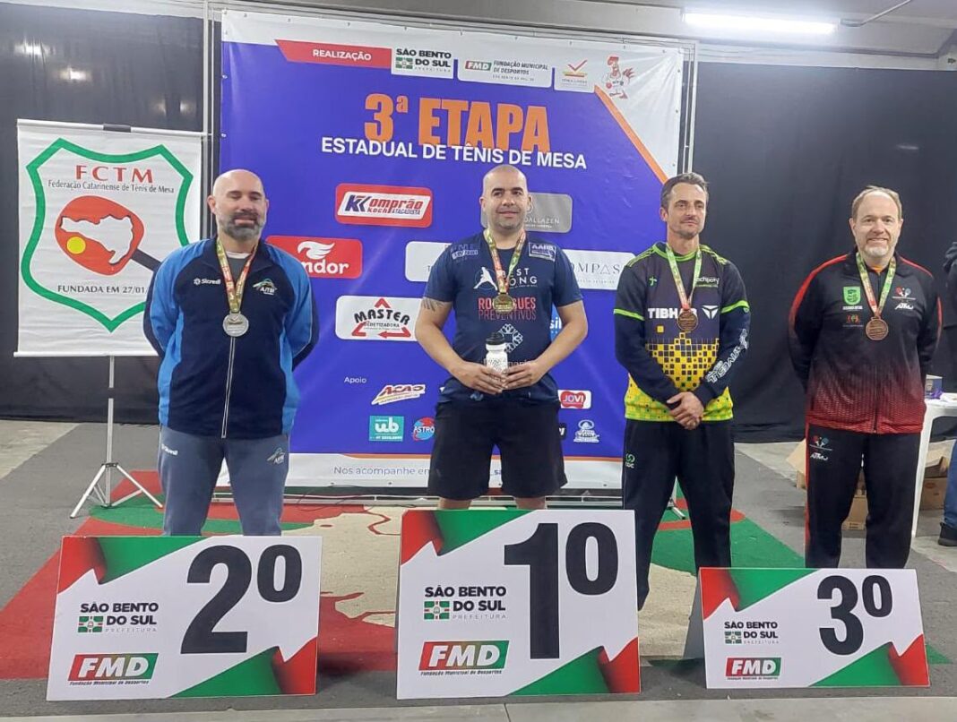 Gamba Neto, campeão Master (Divulgação/FMEBC)