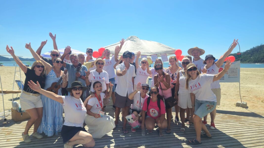 Evento realizado para lembrar o Dia do Parkinson, em abril deste ano (Divulgação/VivaParkinson)