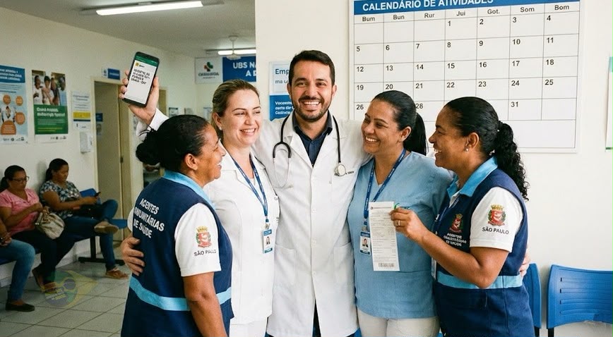 Foto ilustrativa de uma equipe do Emulti do estado de SP. (Crédito Governo de SP)