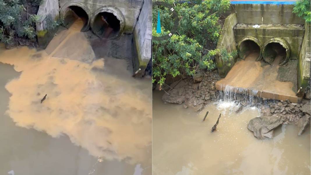 Imagem enviada por leitor na quinta-feira (13) / Fiscais foram no local nesta sexta (14) - imagens feitas por volta de 11h10 (Crédito Leitor / Emasa)