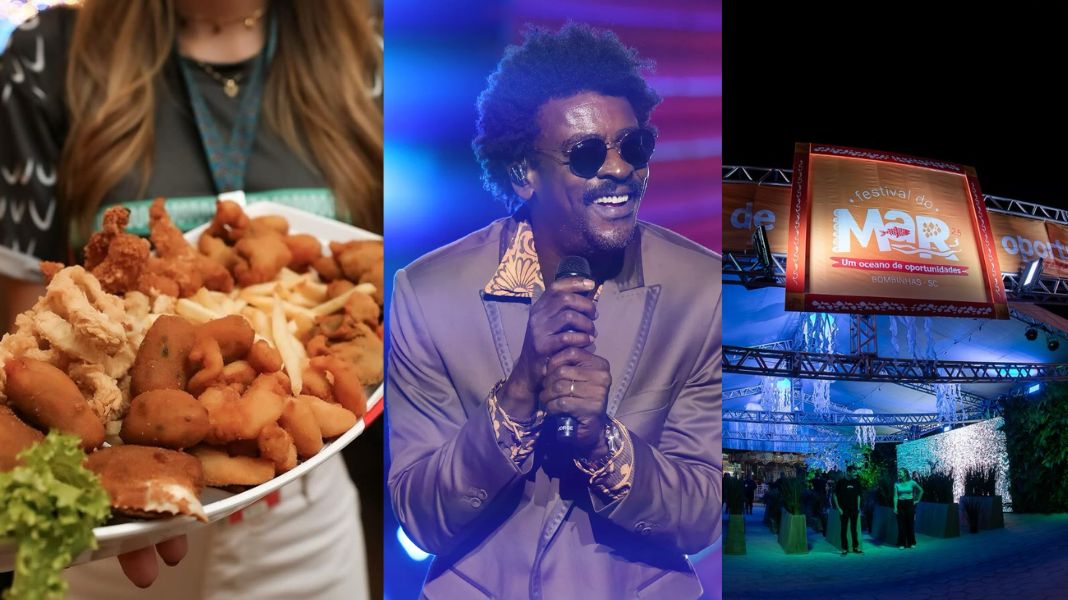 Gastronomia, shows nacionais e estrutura especial no Festival do Mar de Bombinhas. (Crédito Divulgação)