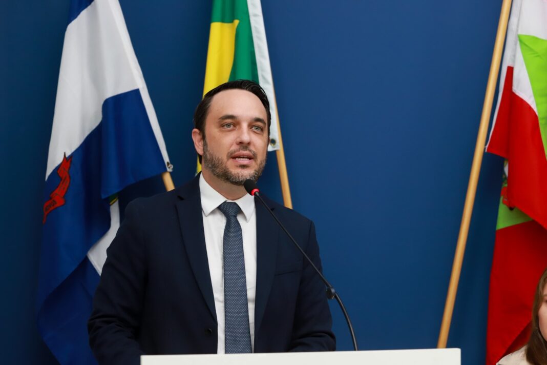 O presidente da OAB/SC, Juliano Mandelli (Foto: Fabiano Augusto)