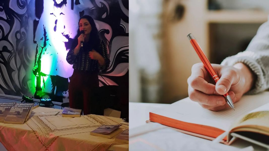 Melize Zanoni ministrará oficina de escrita criativa em Balneário Camboriú: inscrições estão abertas. Crédito: Arquivo pessoal/Freepik