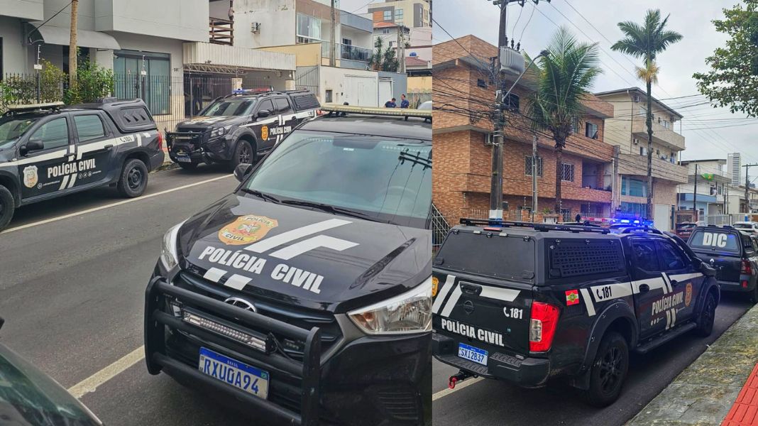 Fotos: Polícia Civil de Santa Catarina/Delegacia de Investigação Criminal (DIC) de Balneário Camboriú