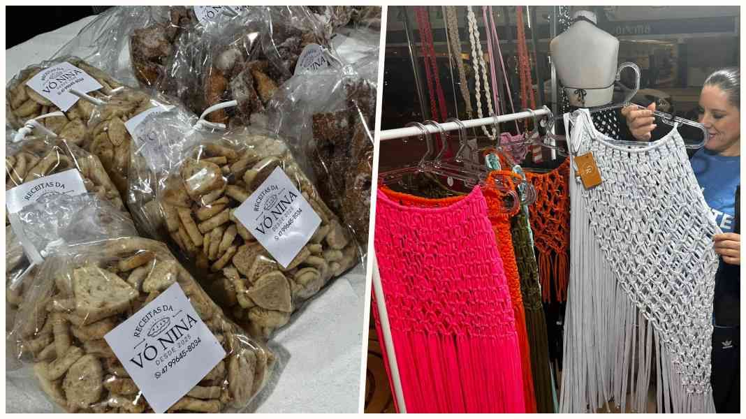 Biscoitos e macramê… (Fotos: Renata Rutes)