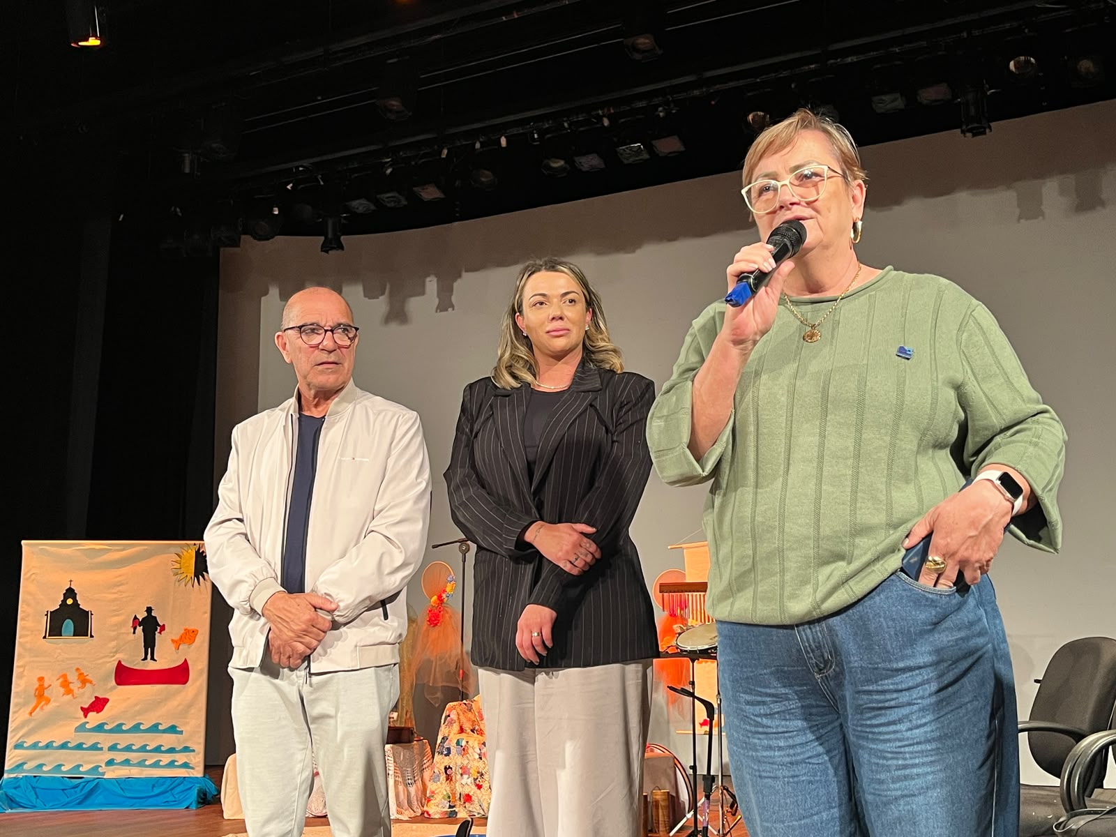 Secretários Dão, Aline e Zélia (Divulgação/PMBC)