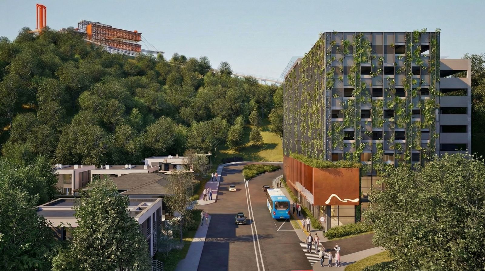 Acesso à edificação (Crédito: Projeto enviado pela prefeitura/Complexo Turístico Morro do Careca)