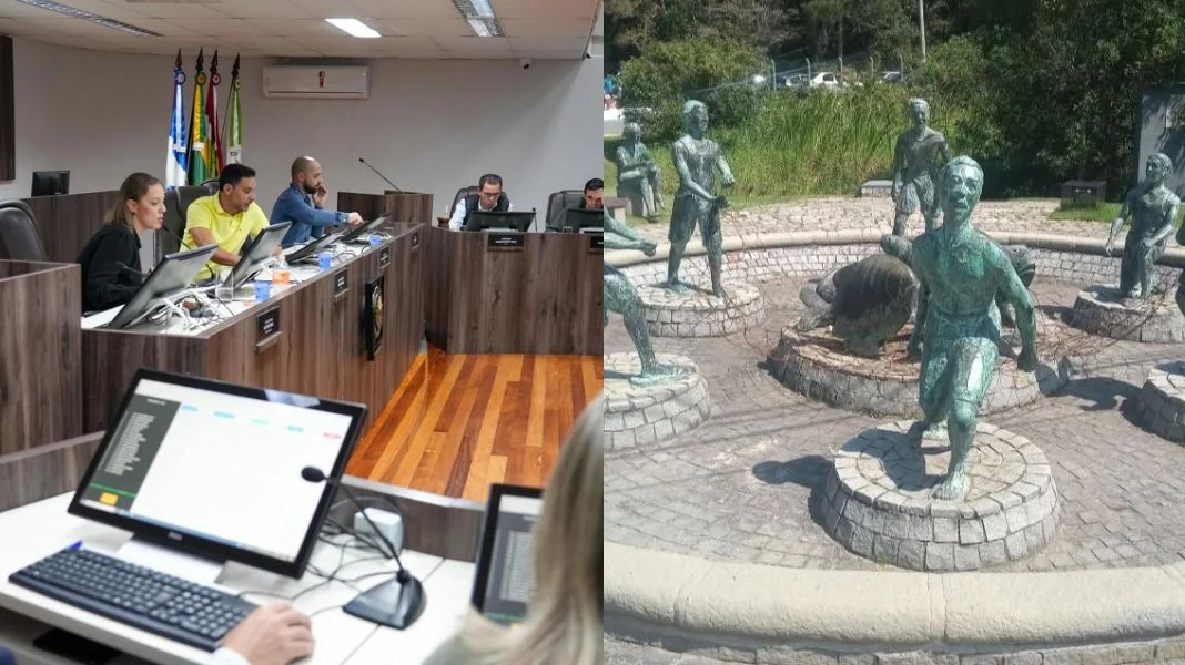 Vereadores aprovaram denominar como “Praça Agenor Euclides Rosa” o espaço em frente à estação 03 do Parque Unipraias. (Crédito CVBC/PMBC)