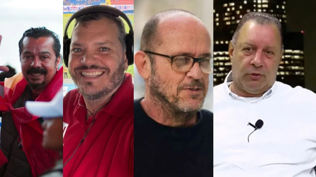 Jackson Nenem, Nilton Bleichvel, Bola Teixeira e Pedro Luiz Gianquito, o Pedrão.