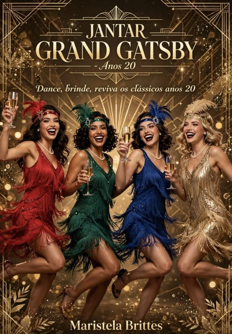 Convite do Encontros, Conexões e Sabores pelo Mundo – The Great Gatsby (Divulgação)