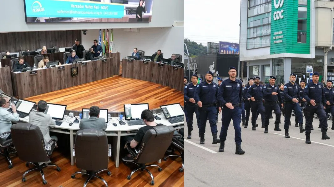 Vereadores votam ampliação de 90 vagas na Guarda Municipal nesta terça-feira. (Fotos CVBC/PMBC)