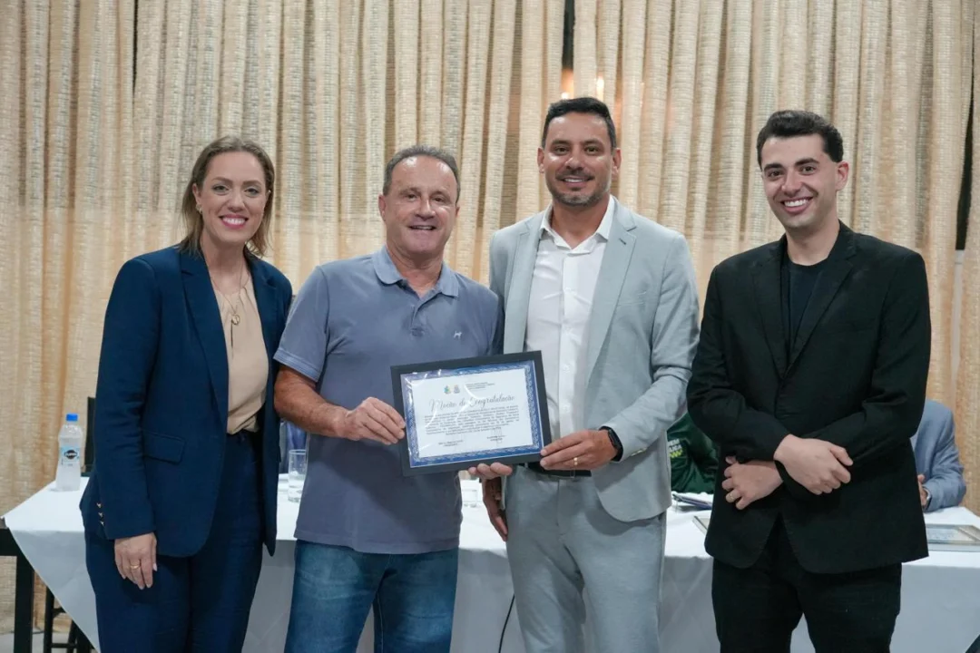 Domingos Casemiro Pinheiro, o Gunga, também foi homenageado (Foto Márcio Gonçalves)
