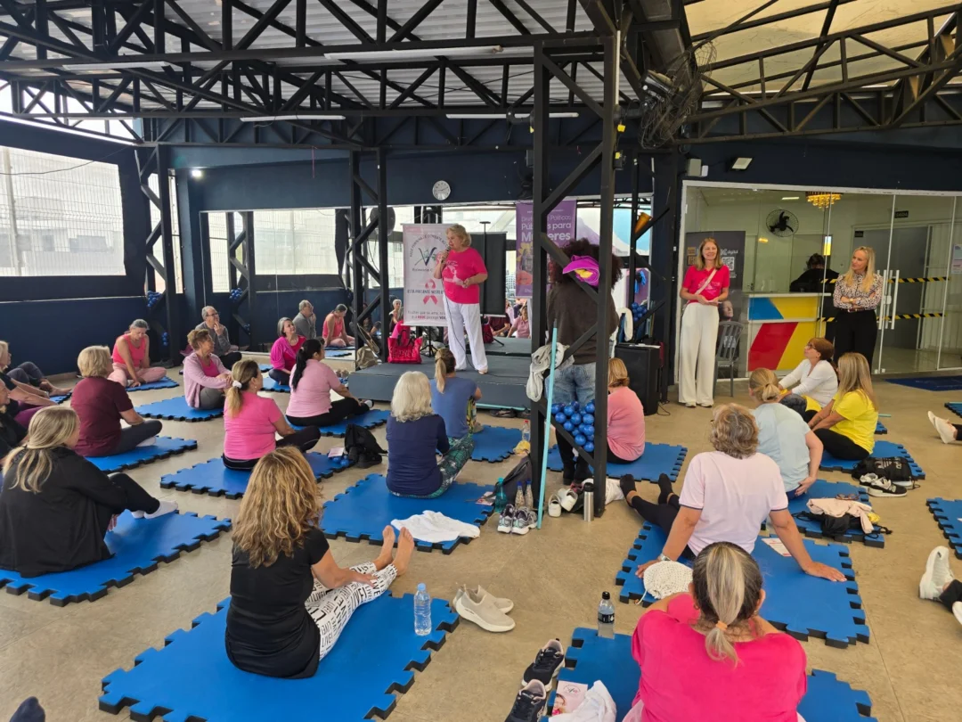 Programação iniciou na oficina de pilates (Divulgação/PMBC)