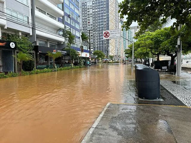 Alagamento em Balneário Camboriú (foto ilustrativa) (Crédito PMBC)