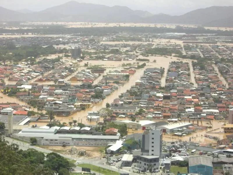 Enchente de 2008 é relembrada até hoje (Foto PMBC)