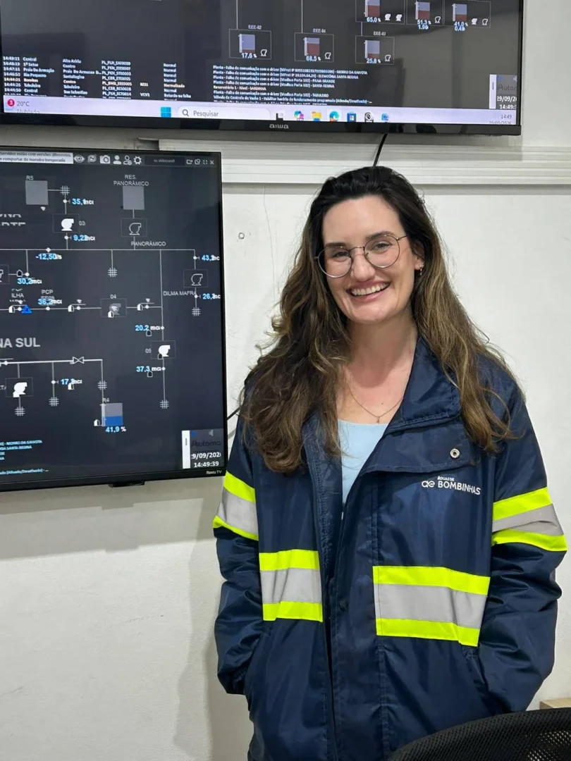 Joana Andreazza Claudino, gerente de planejamento da Aegea (Foto Renata Rutes)