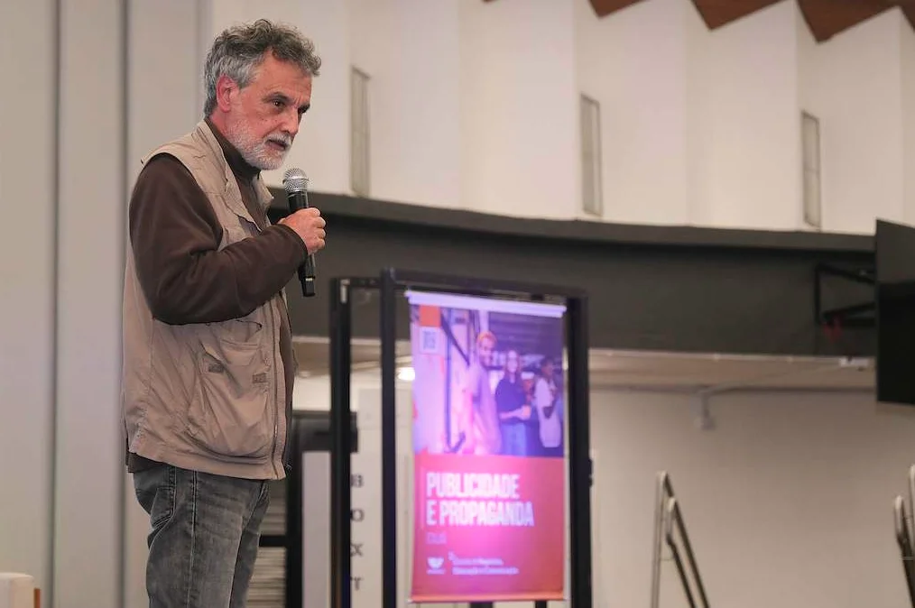 O palestrante Stalimir Vieira (Foto: Lucas Correia)
